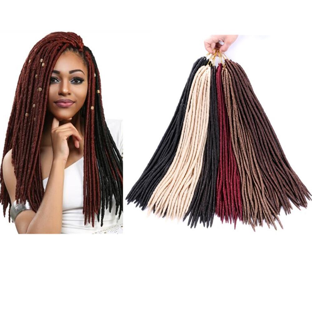 Hywamply 18 Authentic Synthetic Hair Crochet Braids..